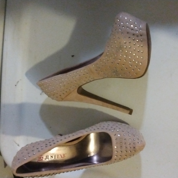 B Justfab pink steletto size 6 - Picture 2 of 5